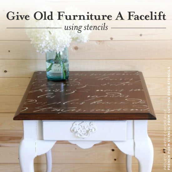 cutting-edge-stencils-french-poem-stenciled-furniture-ideas