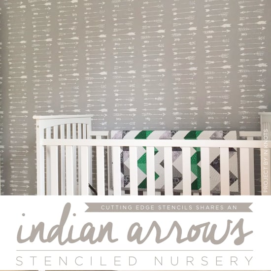 cutting-edge-stencils-indian-arrows-diy-stenciled-accent-wall-nursery