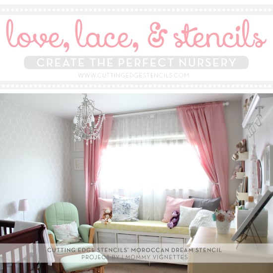 cutting-edge-stencils-moroccan-dream-gray-pink-girl-nursery