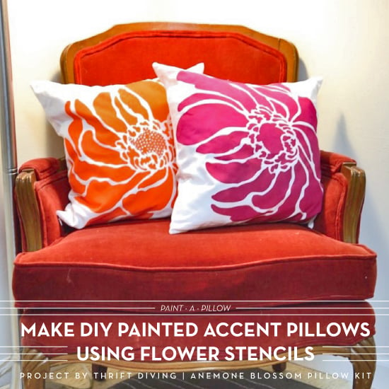 cutting-edge-stencils-paint-a-pillow-anemone-blossom-flower-diy-accent-pillows