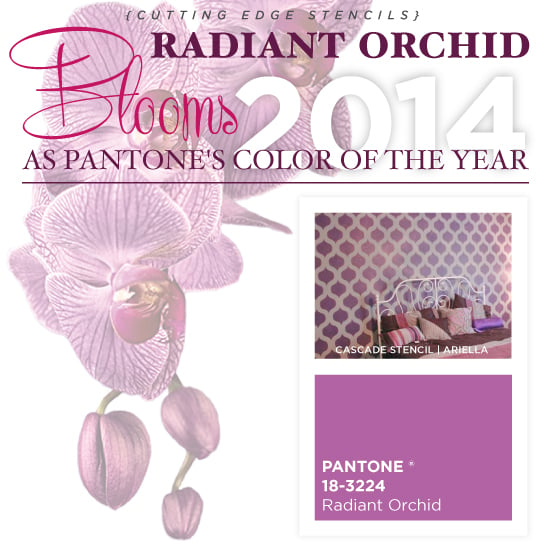 cutting-edge-stencils-pantone-color-year-radiant-orchid-cascade-stencil