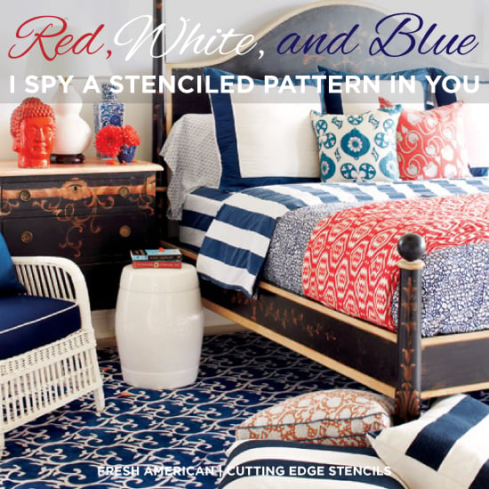 cutting-edge-stencils-red-white-blue-rooms-patterns