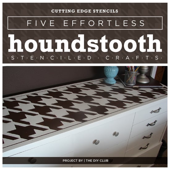 houndstooth-stencil-diy-home-decor-projects