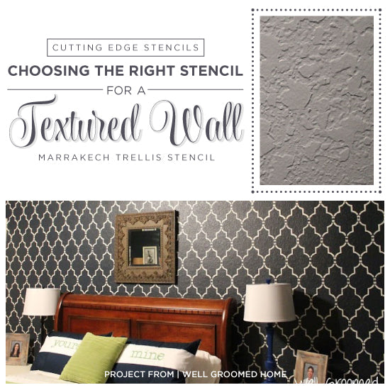 marrakech-trellis-stencil-diy-stenciled-bedroom-textured-wall