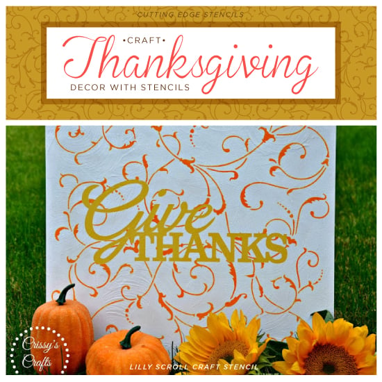 lily-scroll-stencil-diy-stenciled-wall-art-thanksgiving-decor