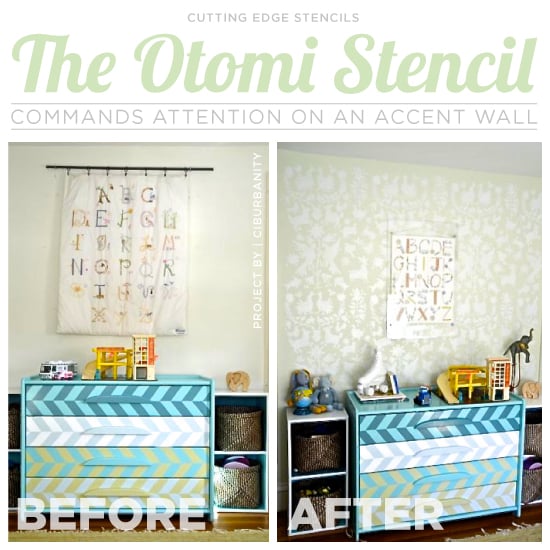 otomi-wall-stencil-diy-stenciled-accent-wall-kids-room