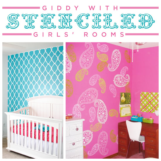 stenciled-girls-room-nursery-ideas-pink-blue