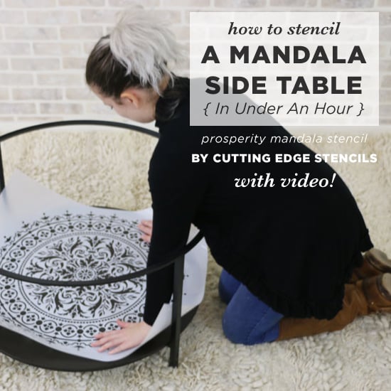 stenciled-mandala-table-DIY-stencil-project