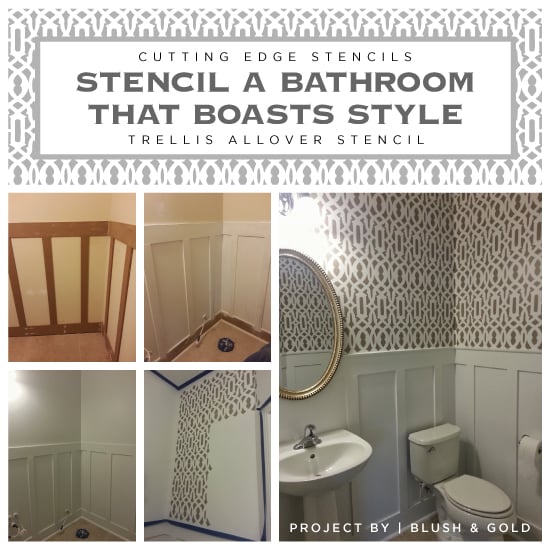 trellis-stencil-diy-stenciled-bathroom