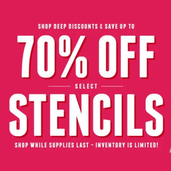 Stencil sale