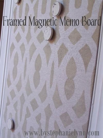 stenciled board