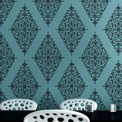 Arabesque Brocade Damask Stencil