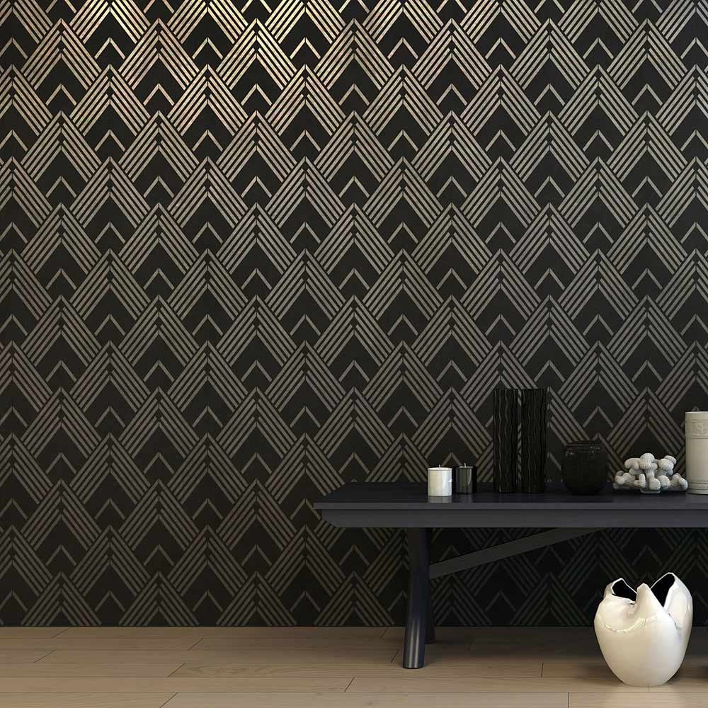 Art Deco Style Stencil Glam Wallpaper Stencils