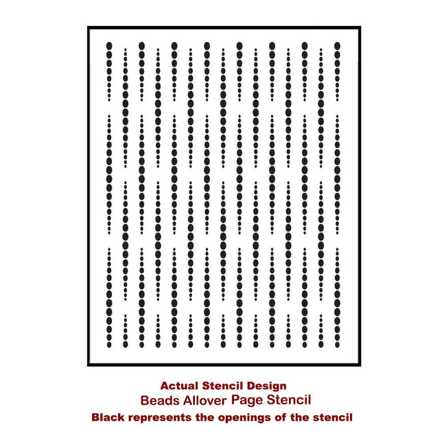 Beads-allover-medium-card-template-stencil