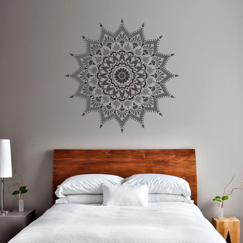 Beautiful Mandala decal wall stencil