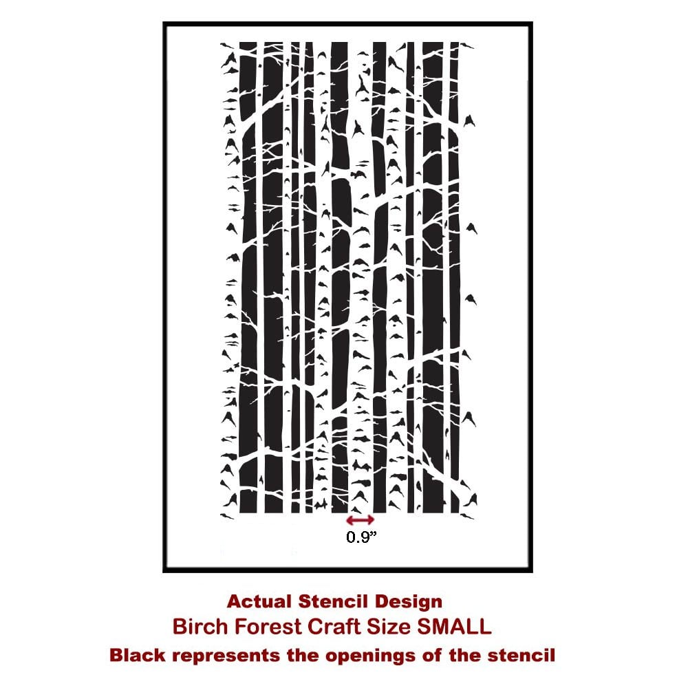 Birch-Forest-Small-craft-furniture-stencil