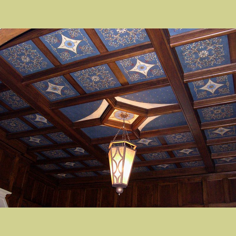 classical ceiling stencil