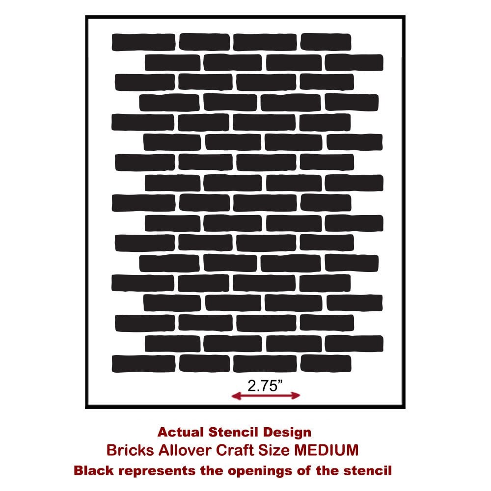 Bricks-allover-medium-craft-furniture-stencil