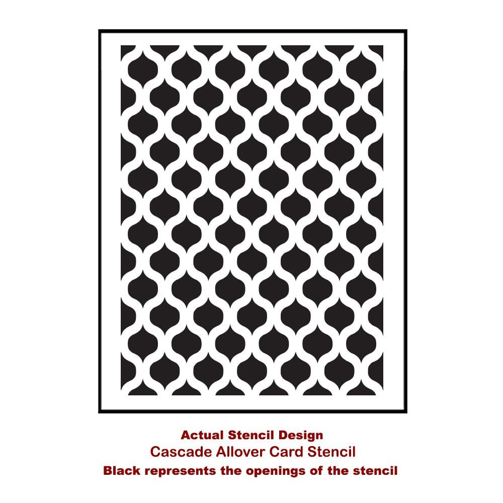 Cascade-allover-small-card-template-stencil