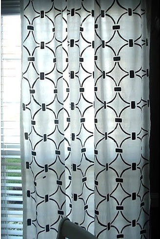 Chainlink-stenciled-curtains