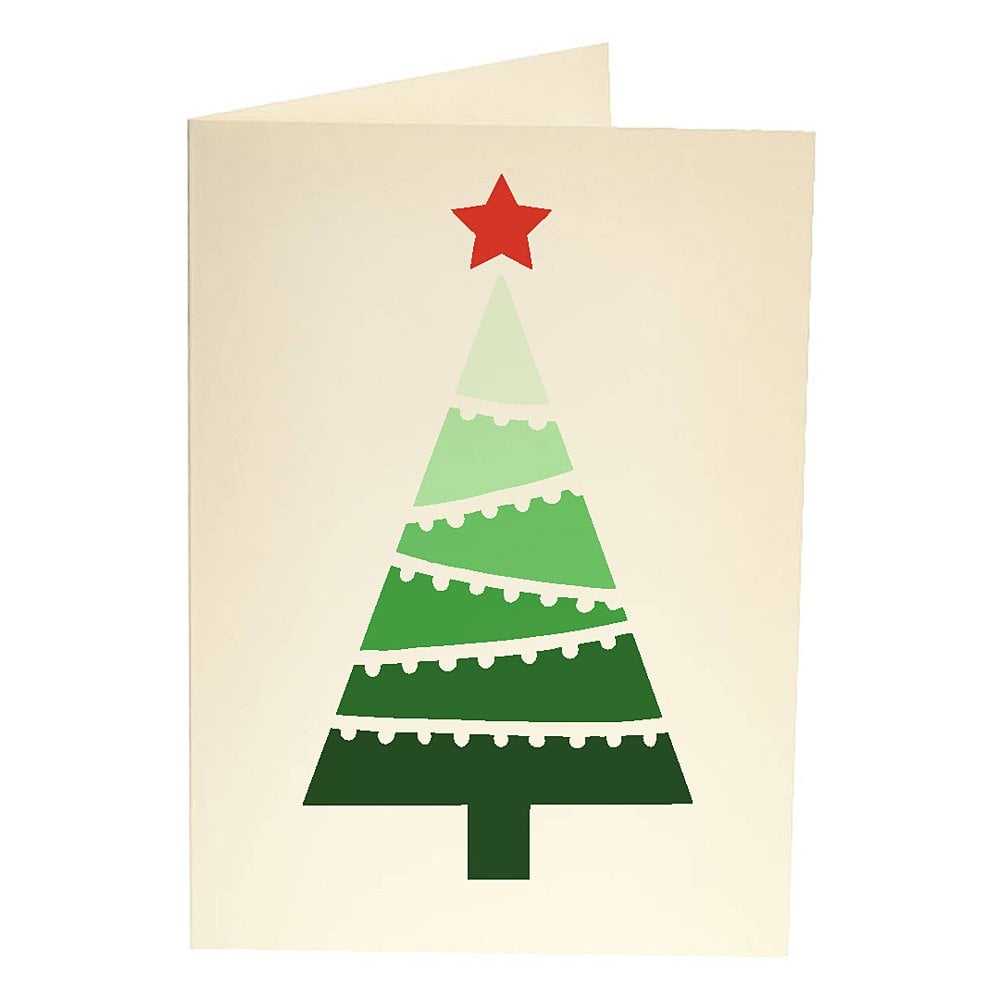 Christmas-Tree-With-Lights-Card-stencil-template