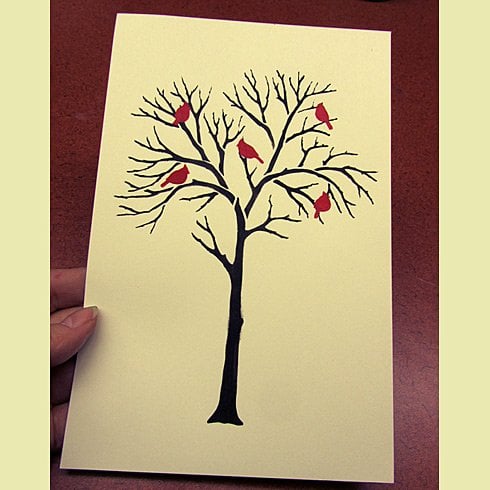 Christmas-stencil-card