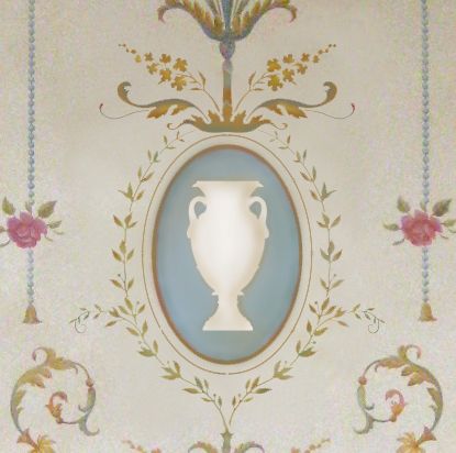 classic vase stencil