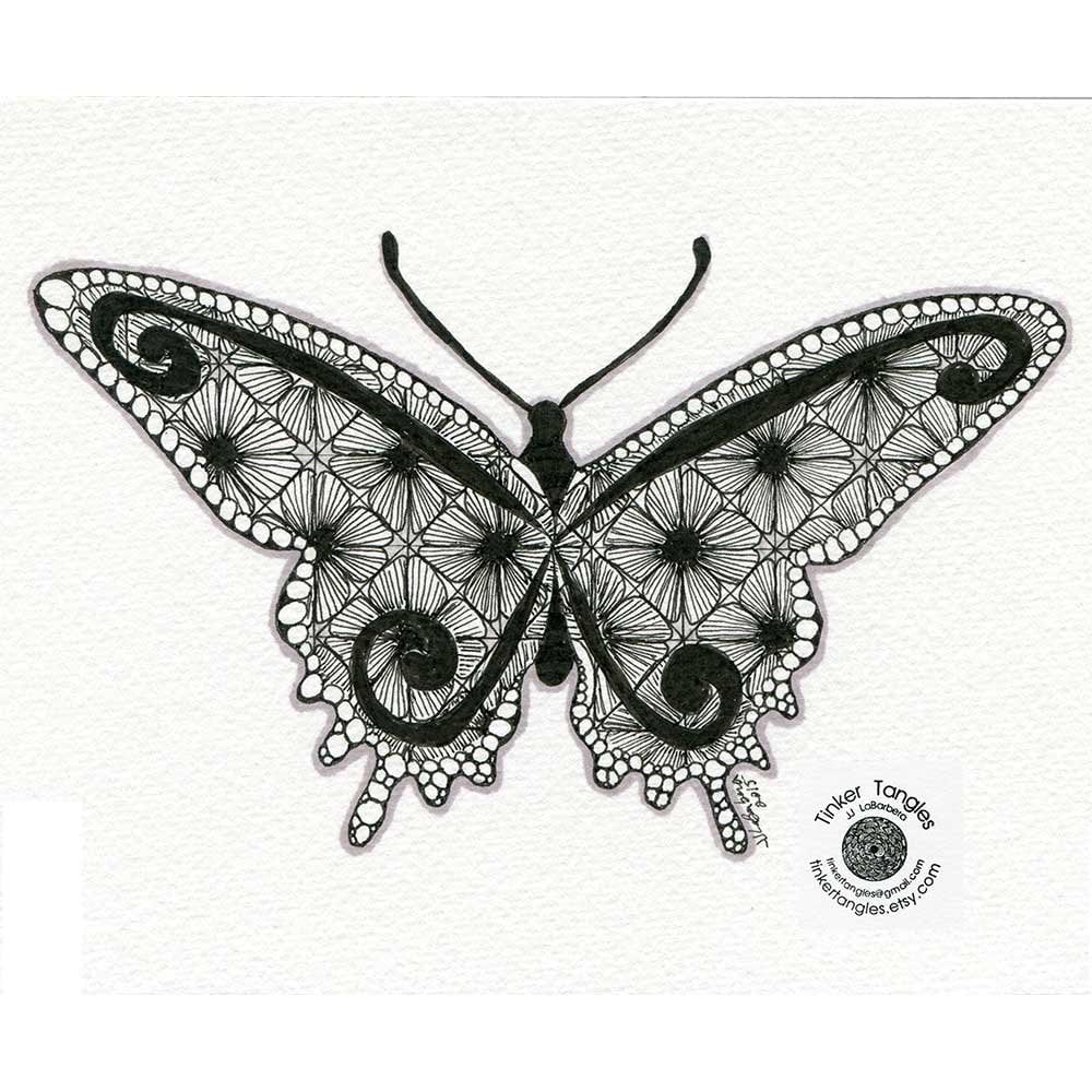 Coloring-pages-designs-doodle-stencils-Butterfly-stencil