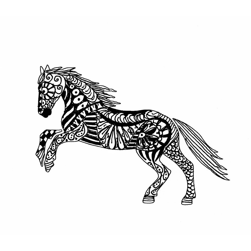 Coloring-pages-designs-stencils-stencil-horse