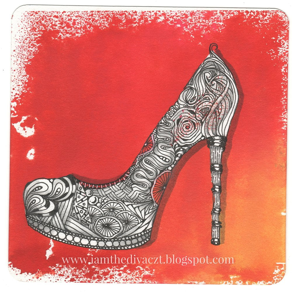 Coloring-pages-designs-stencils-stencil-shoe