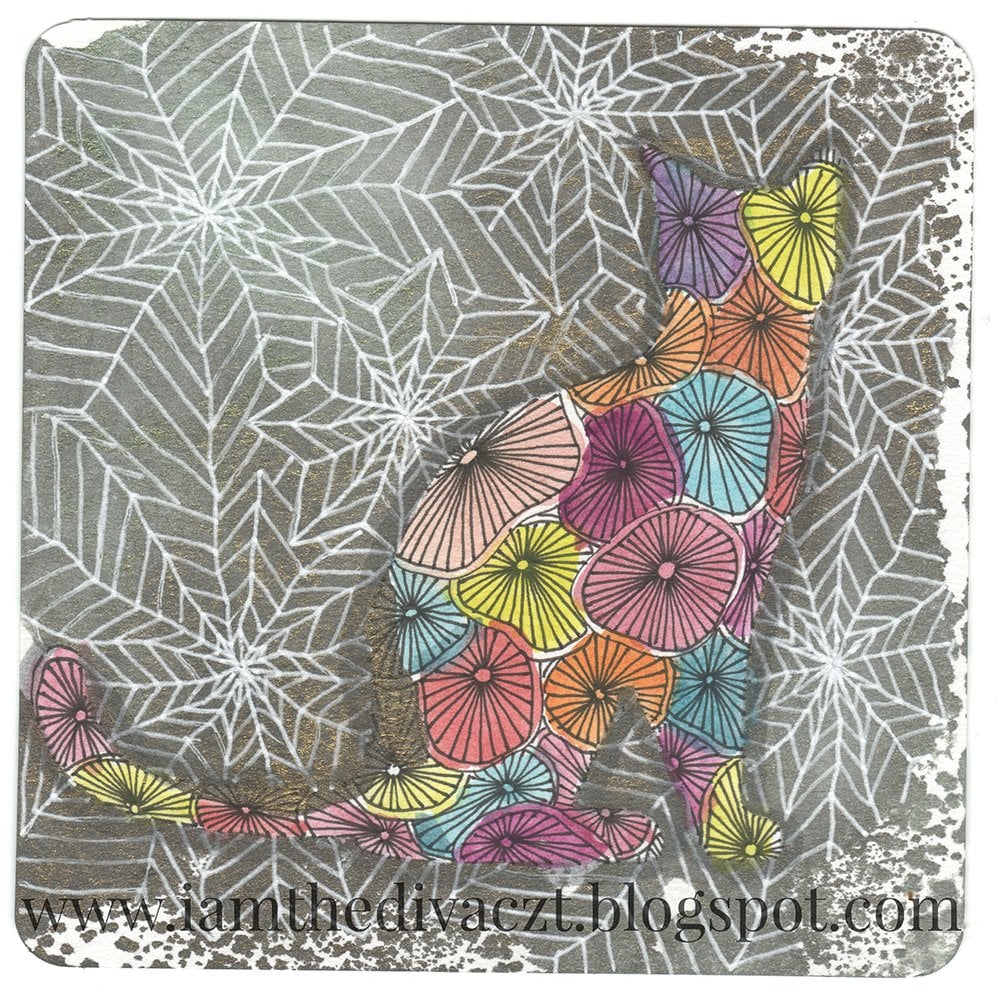 Coloring-pages-doodle-stencils-stencil-cat