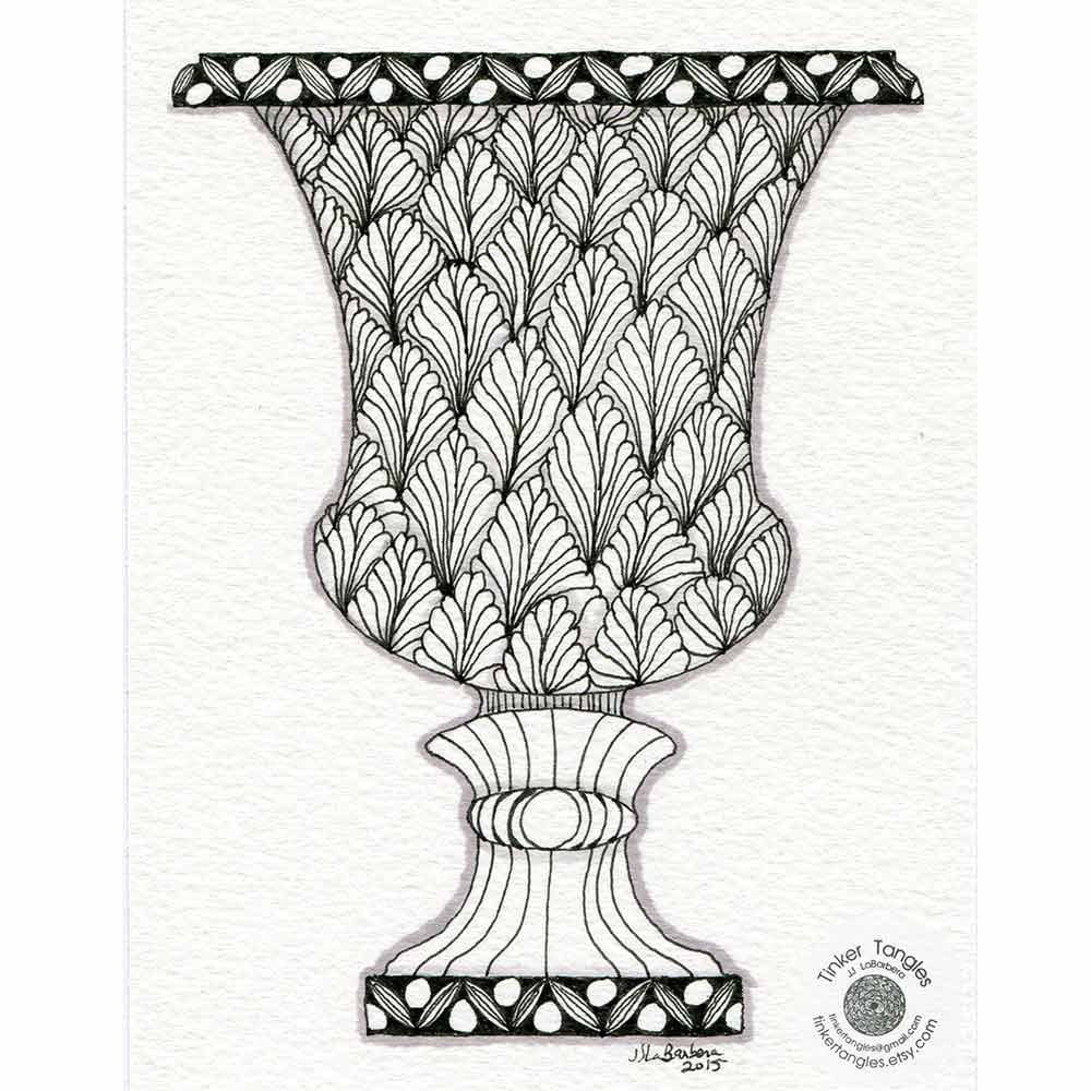 Coloring-pages-tangles-stencils-stencil-vase