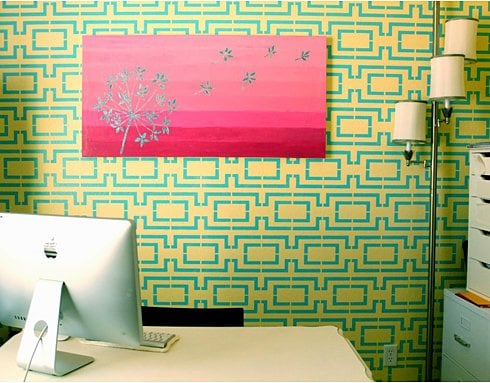 modern wall stencils