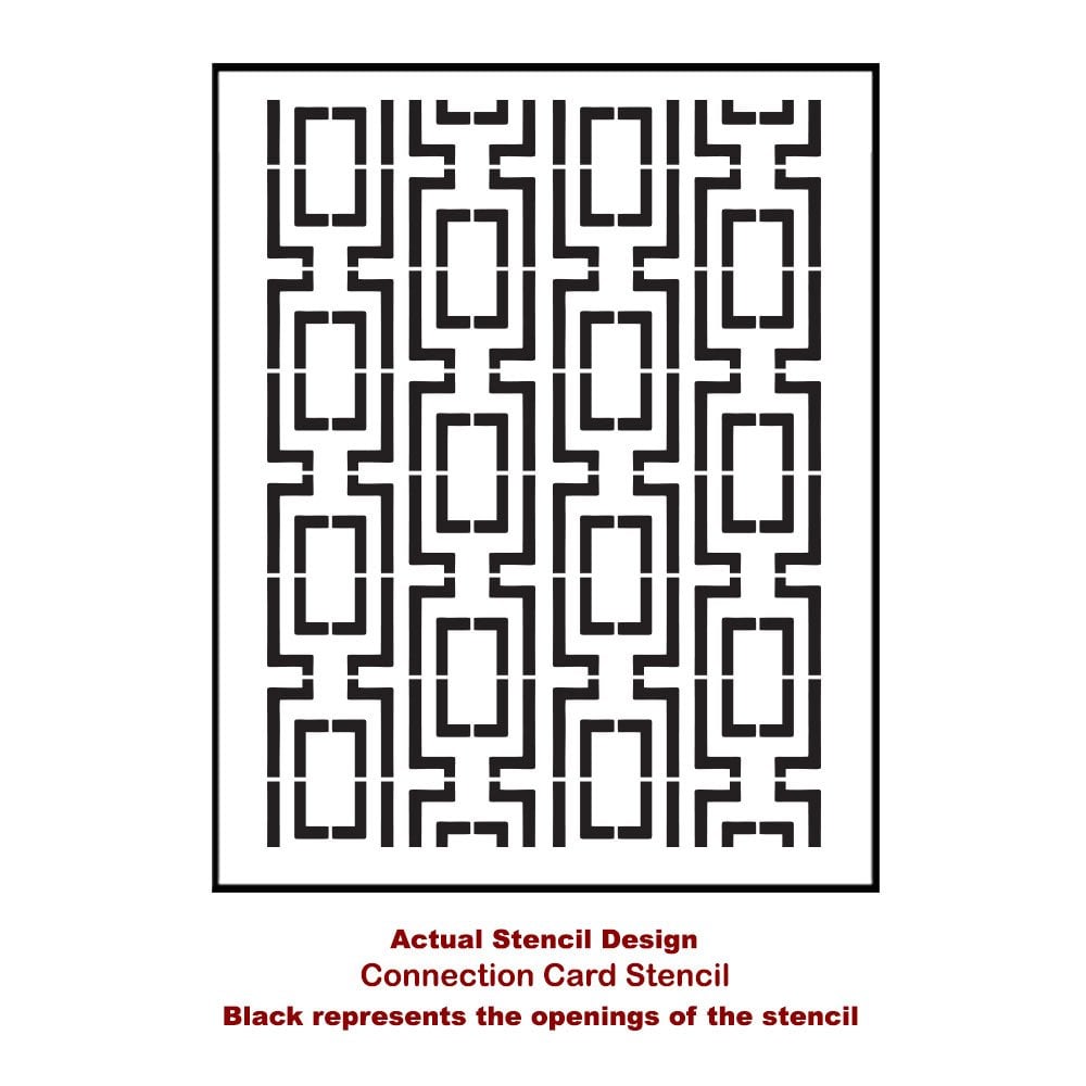 Connection-small-card-template-stencil