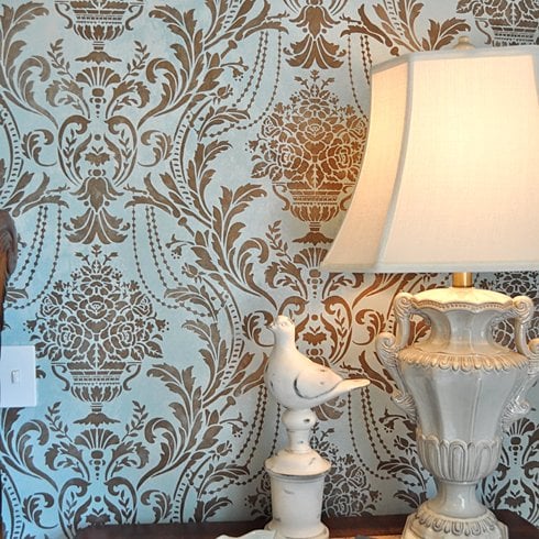 Damask stencil