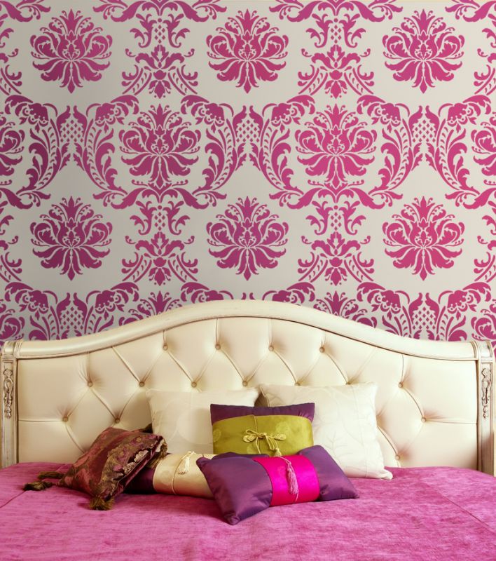 Damask-stencil-large