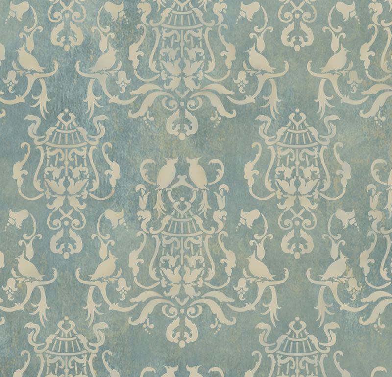 Birds Of Paradise Damask - Single Overlay - Factory Second