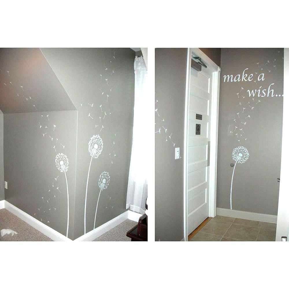 Dandelion stencil flowerstencils-for-walls-dandelions