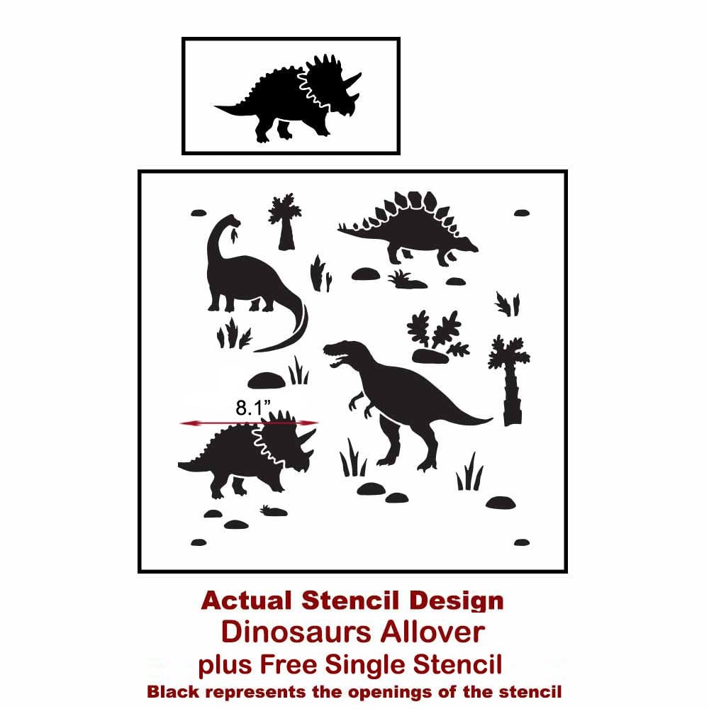 Dinosaurus-Allover-stencil-design-Actual