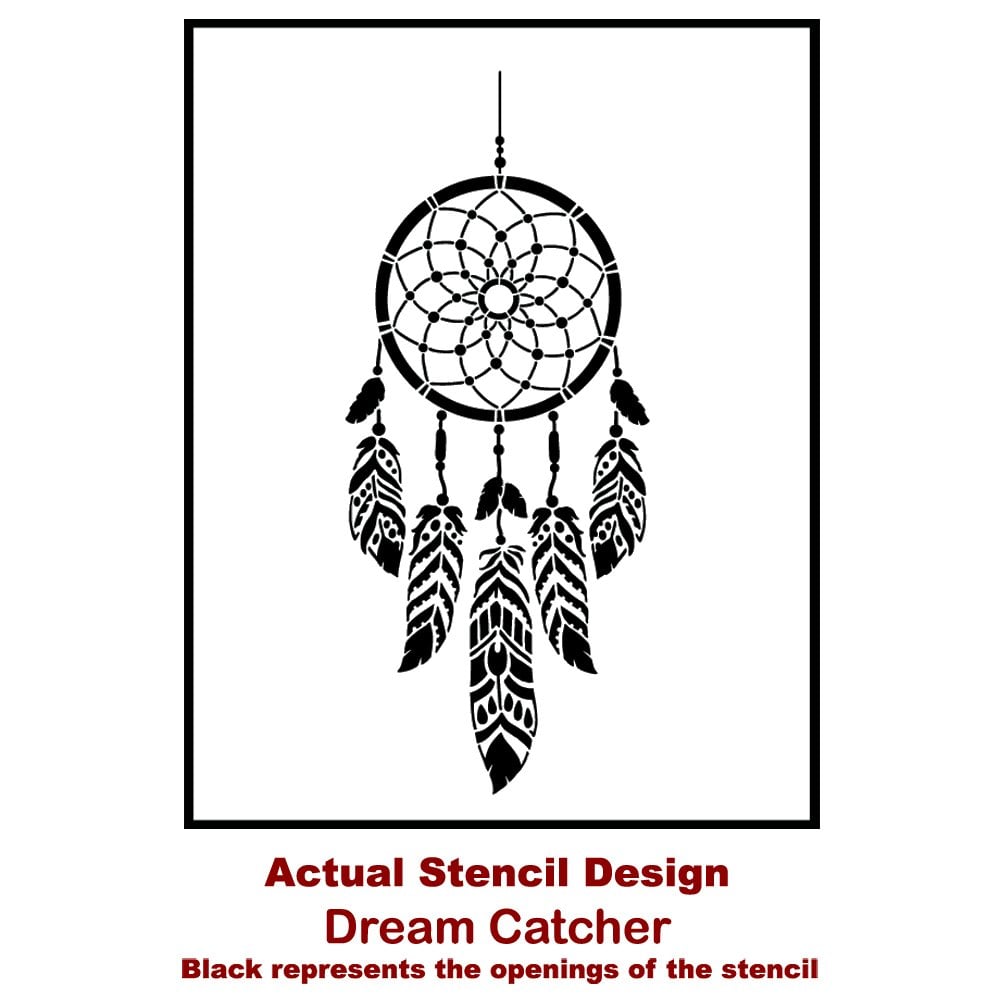 Dream Catcher Wall Art Stencil Design