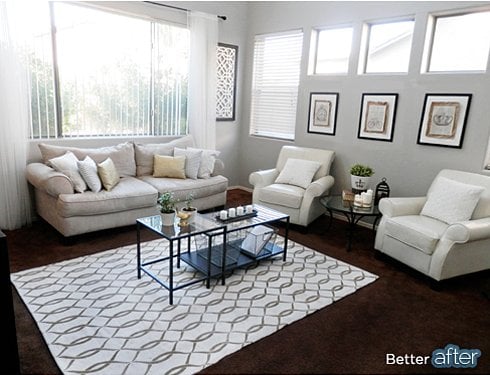 stenciled rug