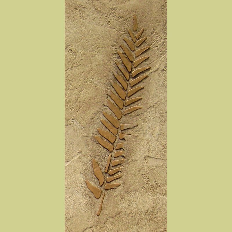 fossil fern stencil