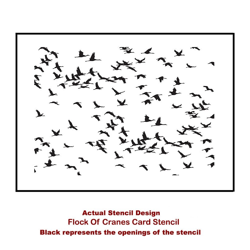 Flock-of-cranes-small-card-template-stencil