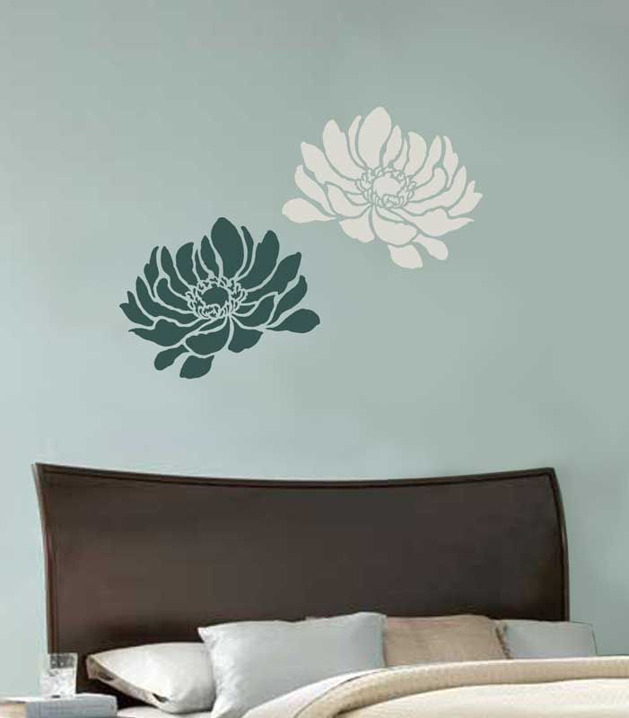 Flower Stencil. Large stencils for walls