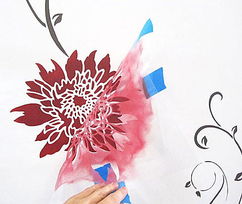 flower stencil