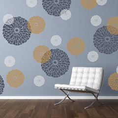 Summer Blossom Wall Art Stencil