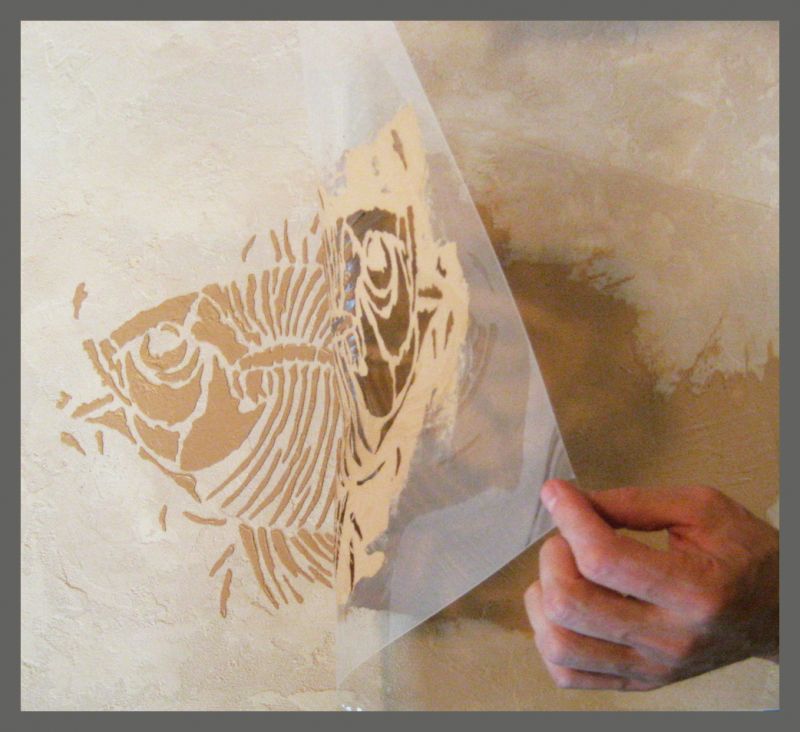 plaster stenciling