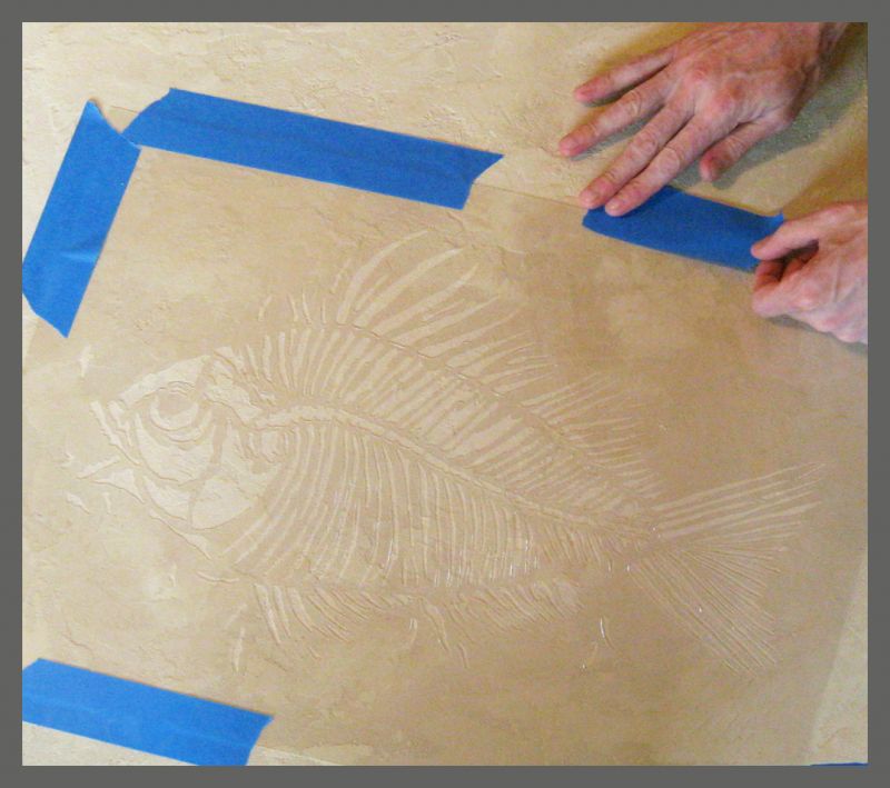 plaster stenciling