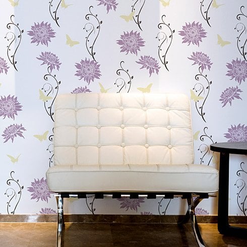 floral pattern for walls