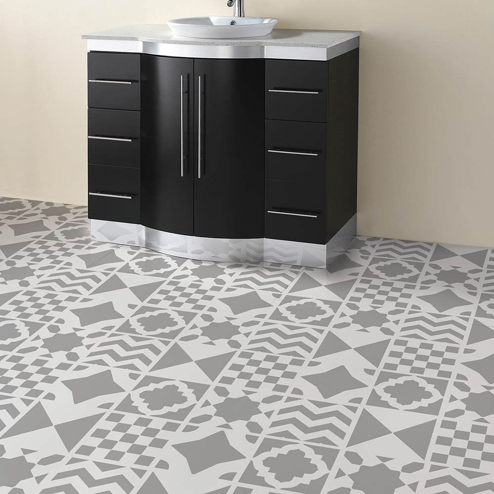 Geometric Tiles stencils FLoor